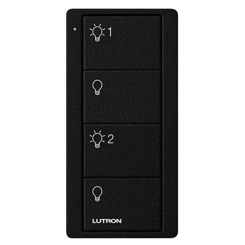 Remote Control Pico RF Lights 4 Button 2-GROUP 33 x 66 x 8mm Black