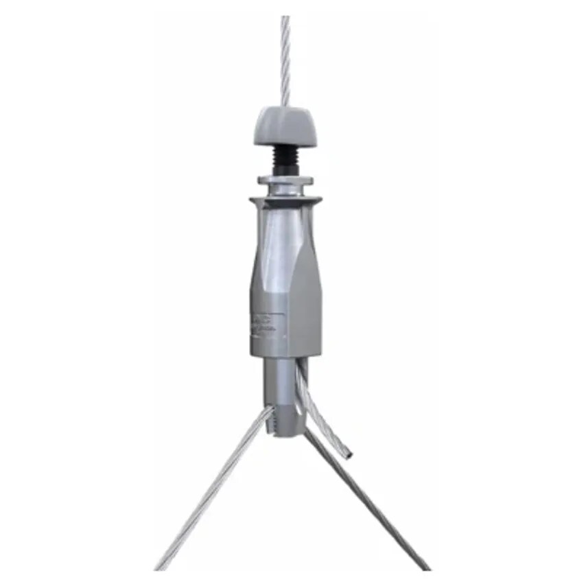 Gripple Hanger Stud End M10 5M Wire Rope No.2 55Kg Zinc Y-fit Toggle - UG2-YTG15