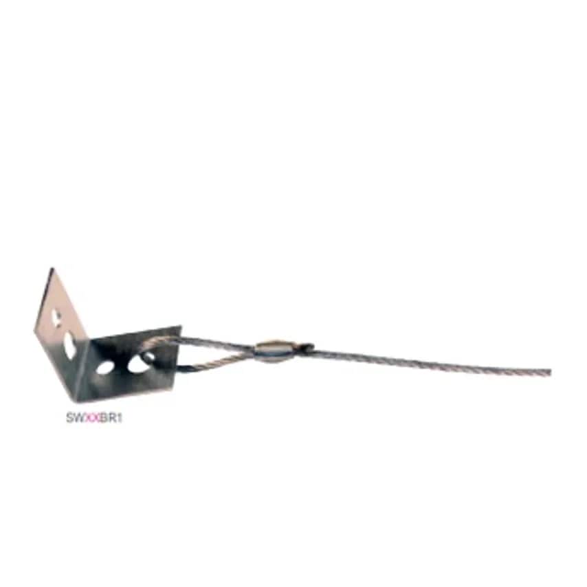 Legrand Wire 90 Degree Bracket 10M 50Kg SWL Galvanised Steel Mechanism