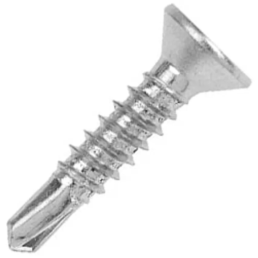 OSC Screw Orbi x Metal Countersunk Self Drill 4.2 x 38mm Silver/carb