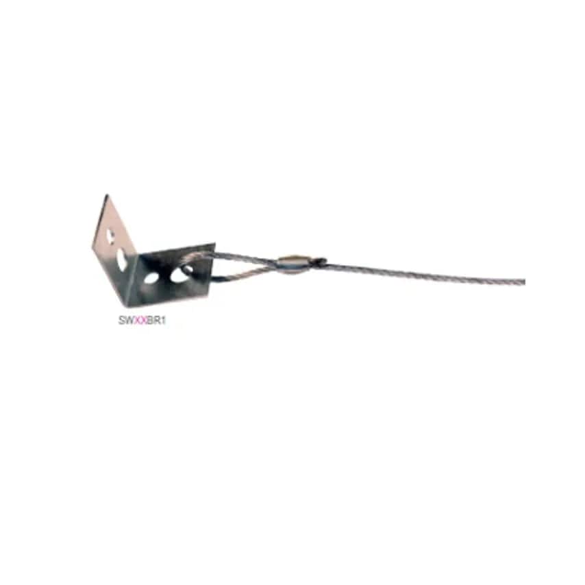 Legrand Wire 90 Degree Bracket 4M 10Kg SWL Galvanised Steel Mechanism