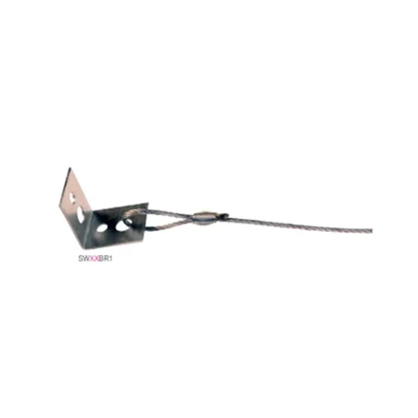 Legrand Wire 90 Degree Bracket 5M 10Kg SWL Galvanised Steel Mechanism