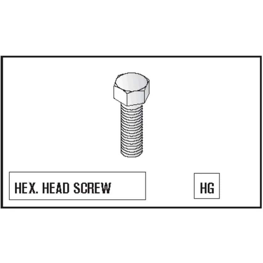 Unistrut Bolt Hex 8.8 High Tensile M12 x 40mm Steel Hot Dipd Galvanised