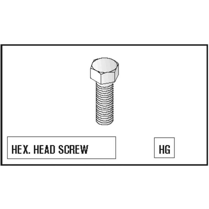 Unistrut Bolt Hex 8.8 High Tensile M12 x 60mm Steel Hot Dipd Galvanised