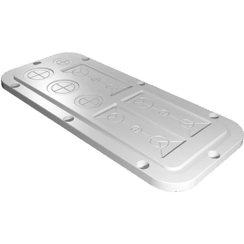Rittal Gland Plate A x Cable Entry Pre-punched Size 2 339 x 149mm Plastic