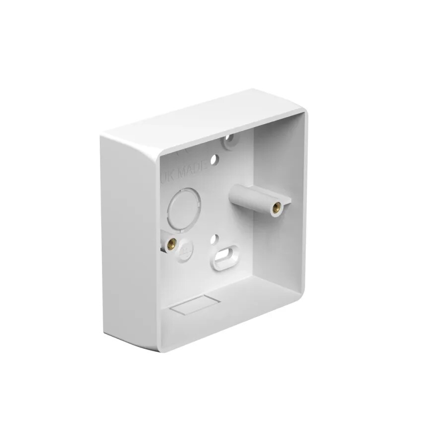 Marshall Tufflex 1Gang 32mm PVC Radius Corner Surface Box Trunking and conduit K