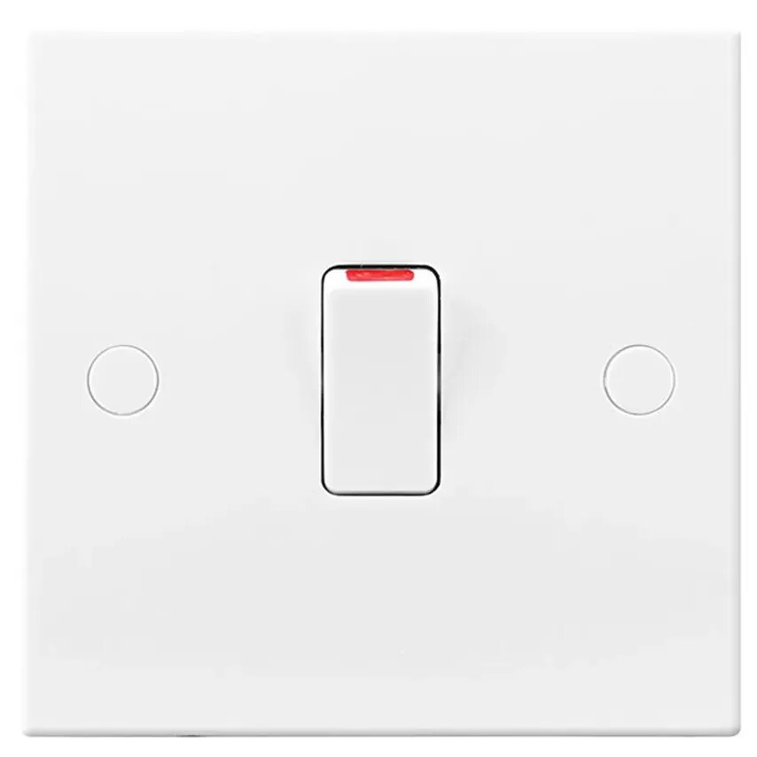 Luceco Control Switch Flex Outlet DP 20A White