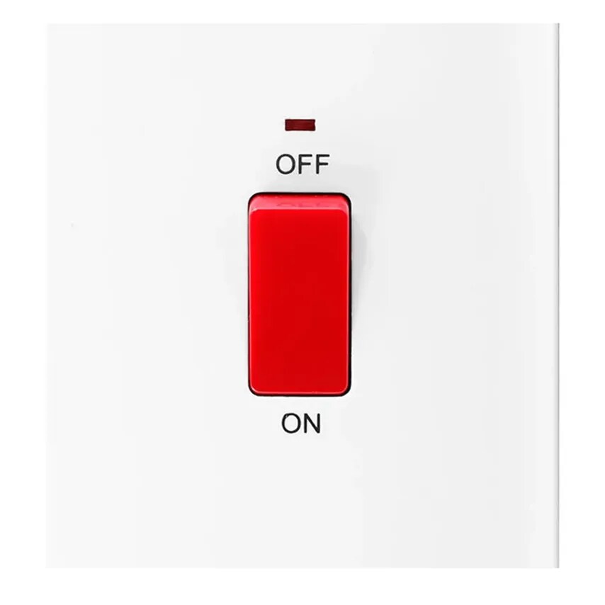 Luceco Control Switch Neon DP 45A White