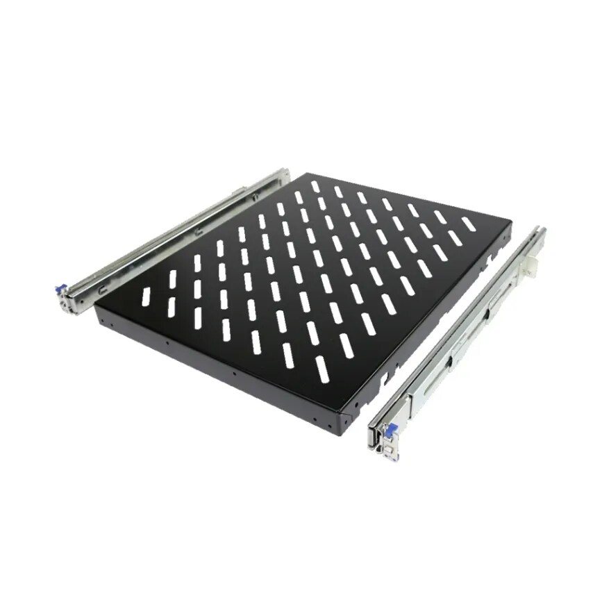 Rittal Shelf Component Pull Out 400-600mm 50Kg Jet Black Ts-it/te EN