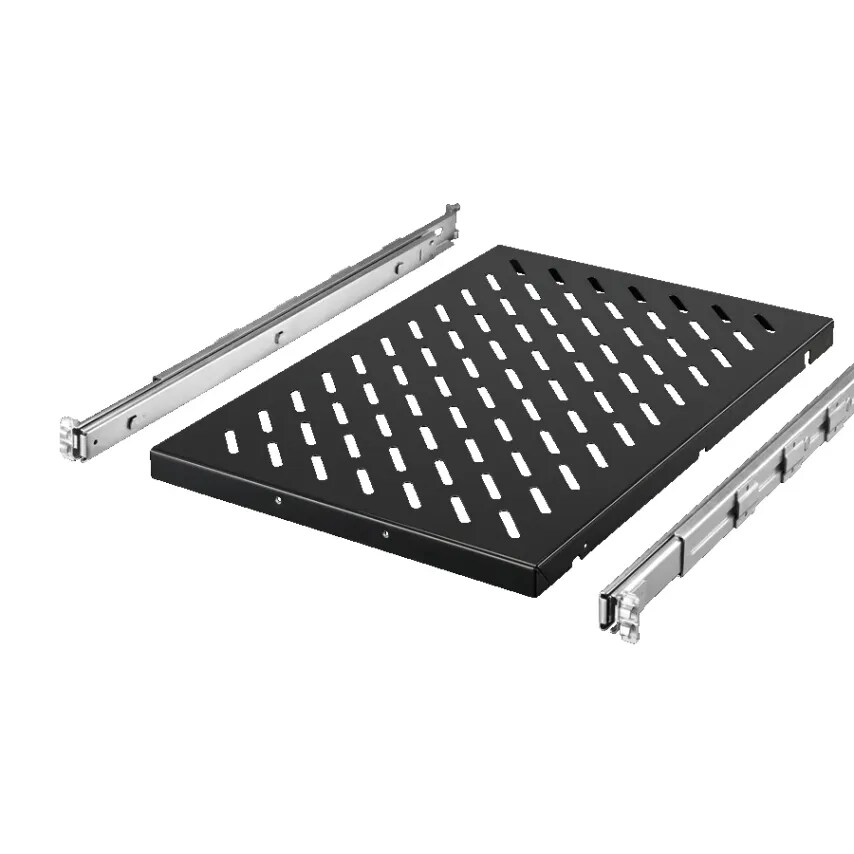 Rittal Shelf Component Pull Out 400-600mm 100Kg Jet Black Ts-it/te E