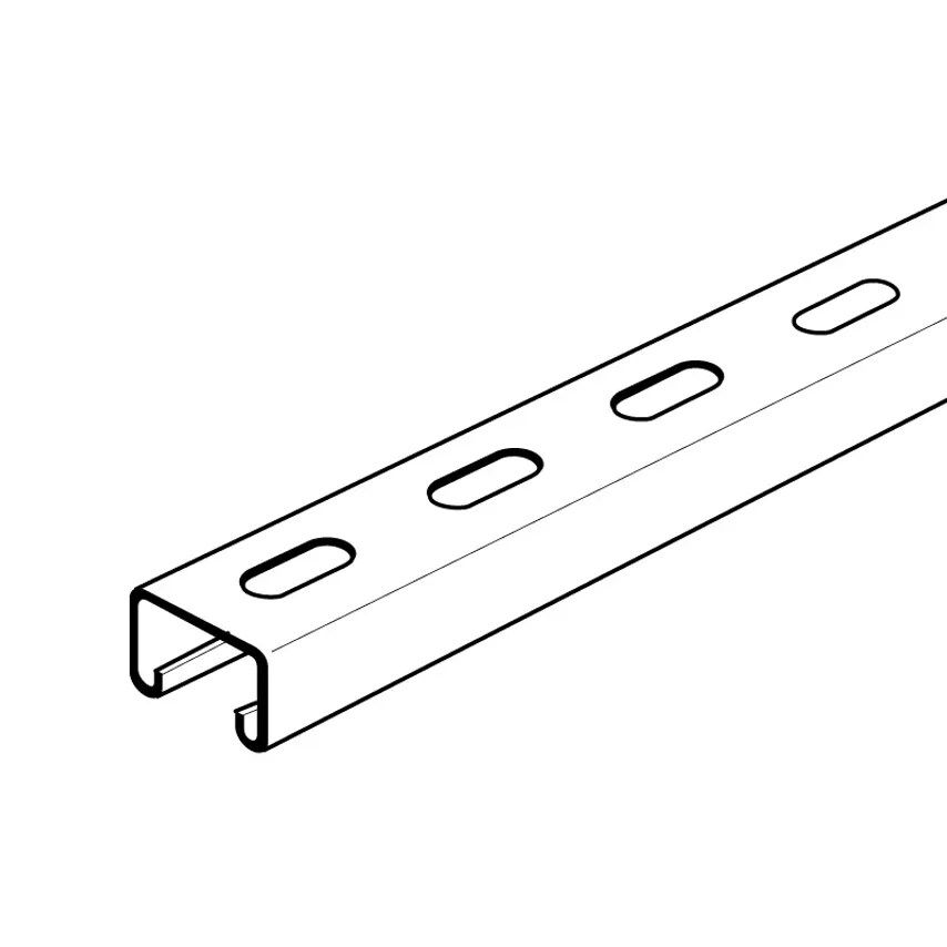 Legrand Chnl Slot STD 21 x 41mm x 6M Pre-Galvanised Mild Steel