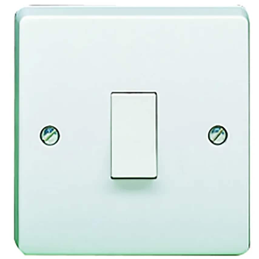 Electrium Switch 1Gang DP 20A White