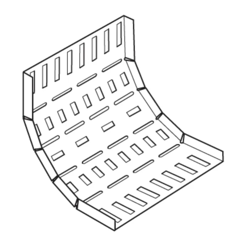 Legrand Riser 90 Degree Internal 75mm Hot Dipped Galvanised - SSIR75G