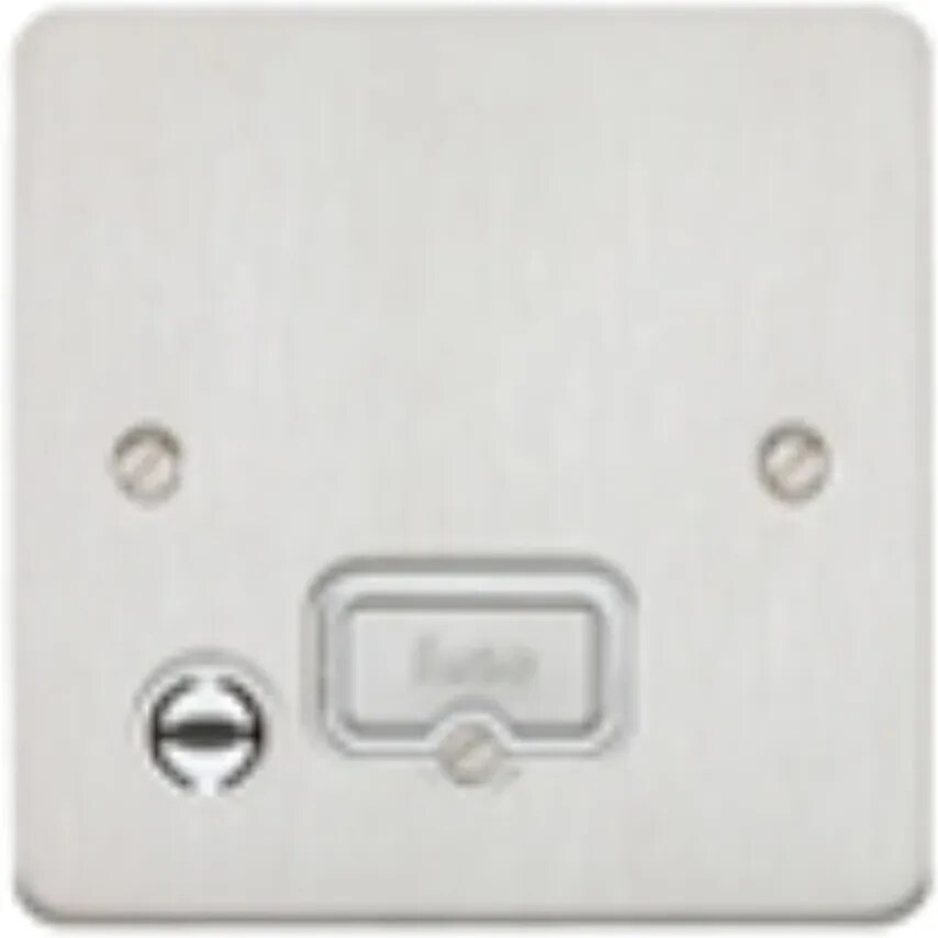 Connect Unit Unswitched Fused and Flex Outlet 13A White White Inserts