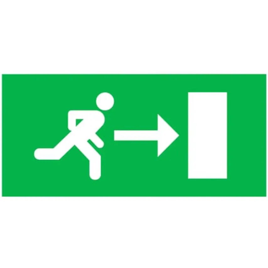 ABB Legend Running Man Arrow Right for Day-lite Self Adhesive