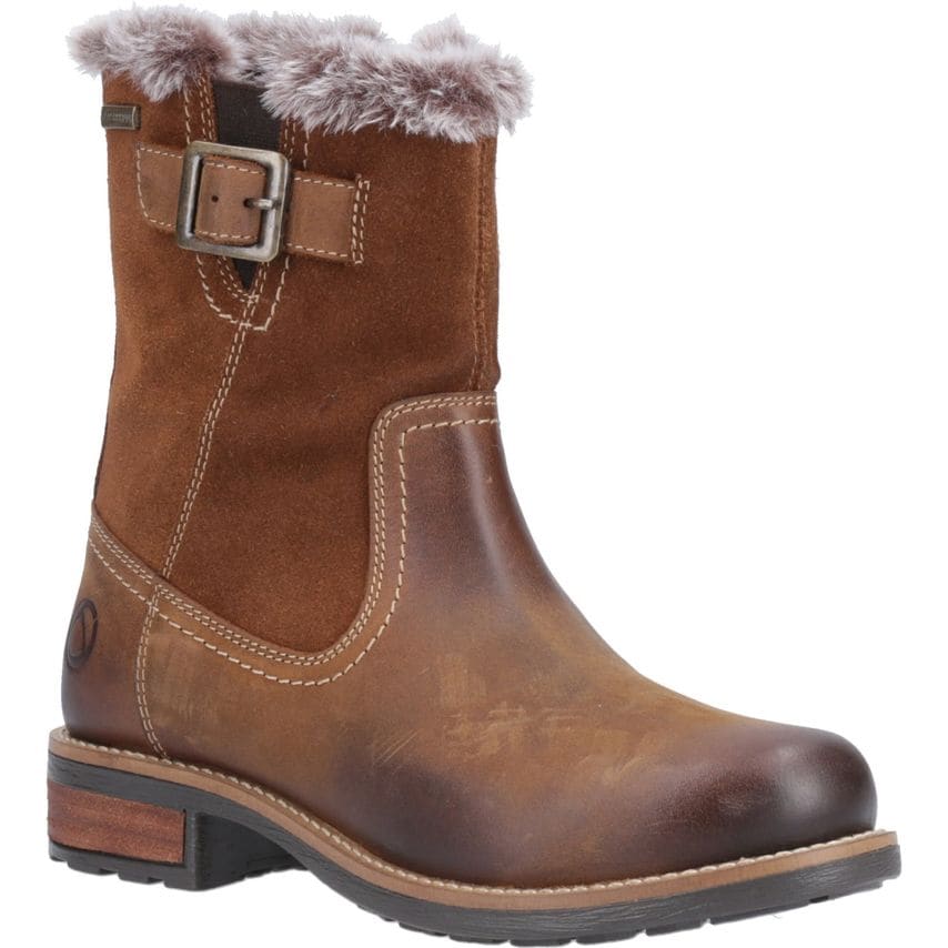 Cotswold Kemerton Ankle Boots Tan Size 36 Female