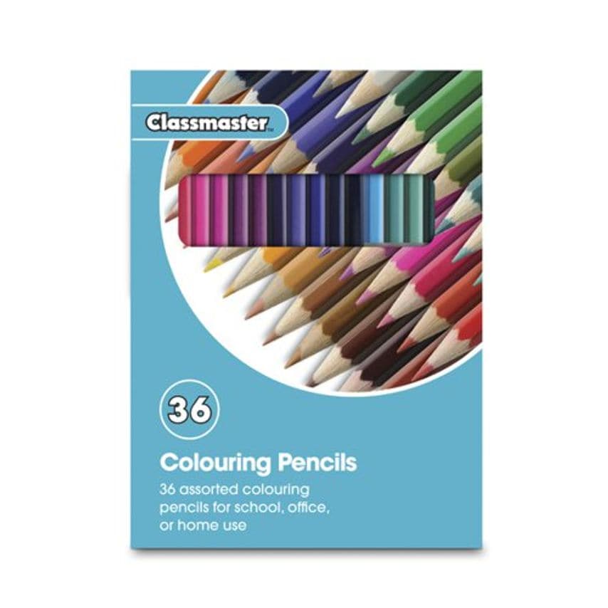 Classmaster Colouring Pencils Assorted (Pack of 36)