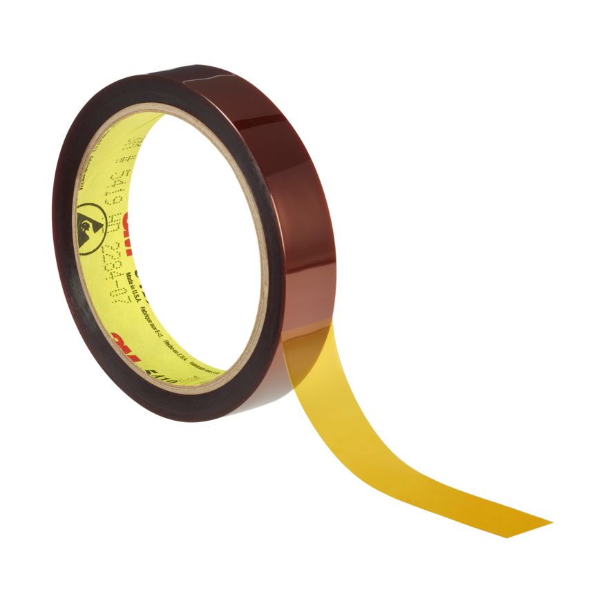 Low Static Polyimide Film Tape 5419 GOLD3048 mm x 329 M x 007 Mm