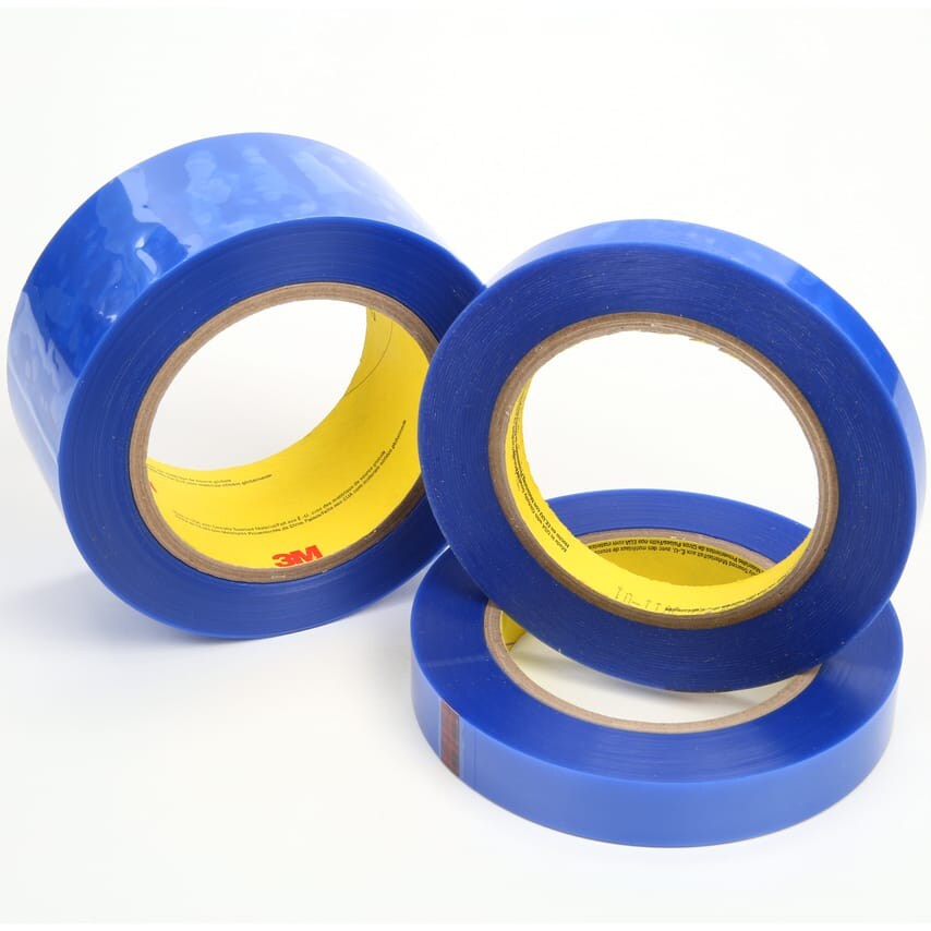 Polyester Tape 8902 Blue 34 In X360 YD 3.4 Mil 16 Rolls