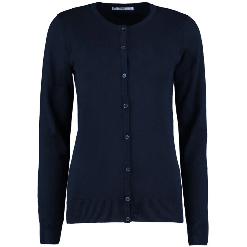 Kustom Kit KK355 Ladies Arunel Cardigan Crew Neck Navy 20- you get 5
