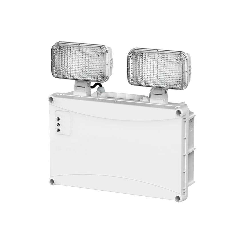Stannington LED Emergency Twin Spot, IP65, 3.2V LiFePO4 Battery, Ble Connect Enabled