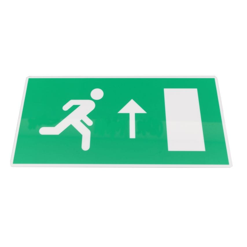 BLE Thorncliffe Exit Legend for Thorncliffe Exit Box, Up Arrow, European Signs D