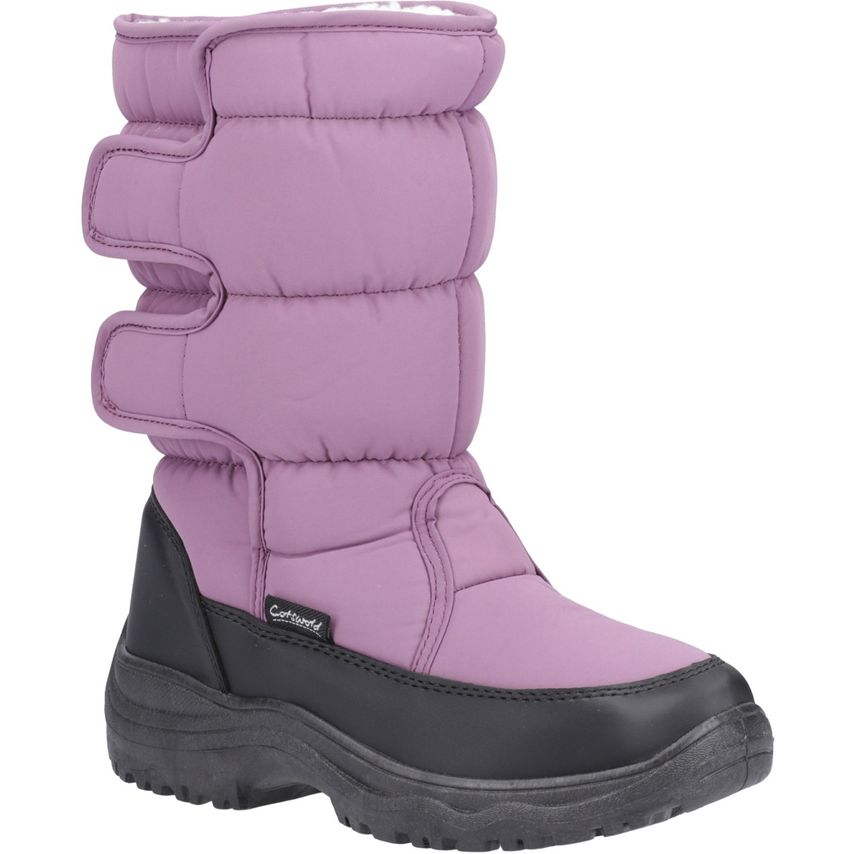 Cotswold Welland Wellingtons Purple Boots for Female - Size 38