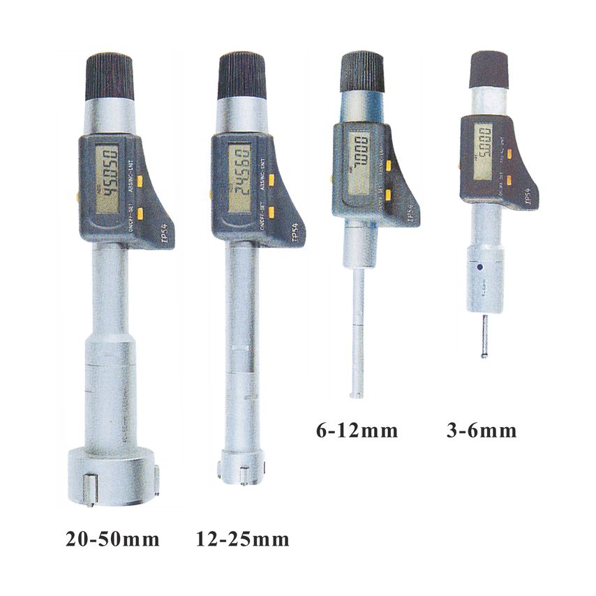 Digital Three Point Internal Micrometers