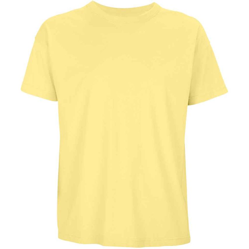 SOL'S Boxy Oversized Organic T-Shirt Mens Light Yellow - 03806 LYL S