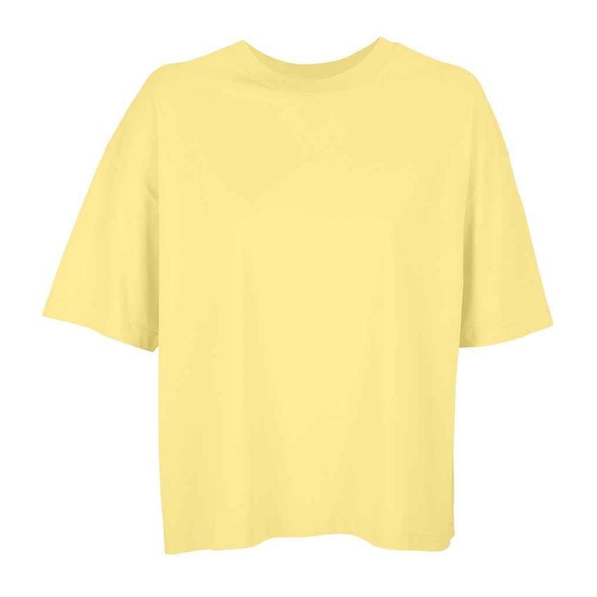 SOL'S Ladies Boxy Oversized Organic T-Shirt Ladies Light Yellow - 03807 LYL XL