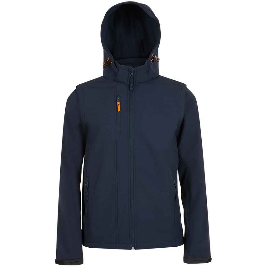 SOL'S Transformer Pro Soft Shell Jacket Mens French Navy - 01647 FNA L