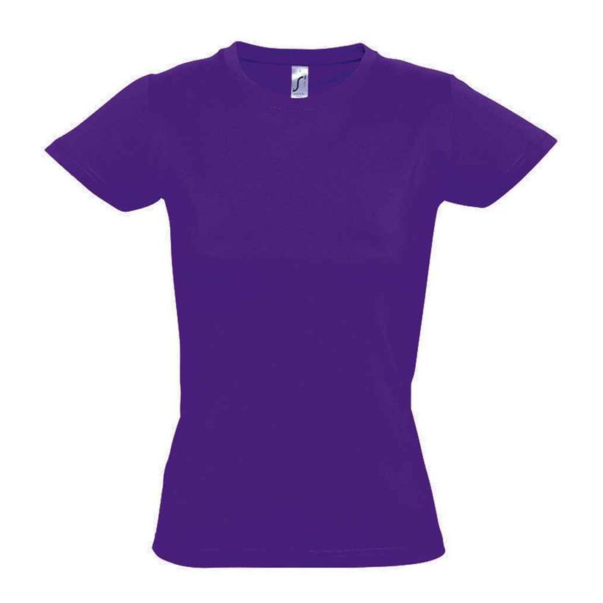 SOL'S Ladies Imperial Heavy T-Shirt Ladies Dark Purple - 11502 DKP XXL