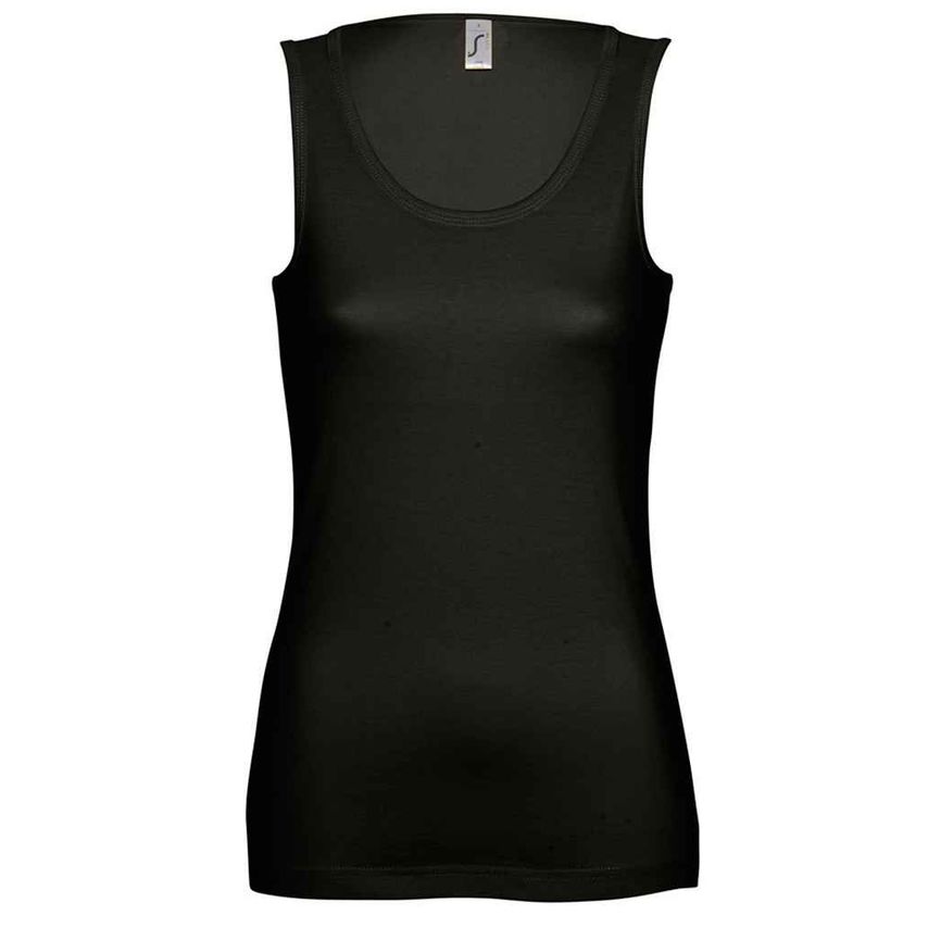 SOL'S Ladies Jane Tank Top Ladies Deep Black - 11475 DBK XL