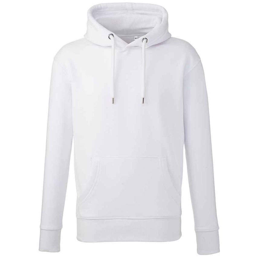 Anthem Organic Hoodie Mens White - AM01 WHI XL
