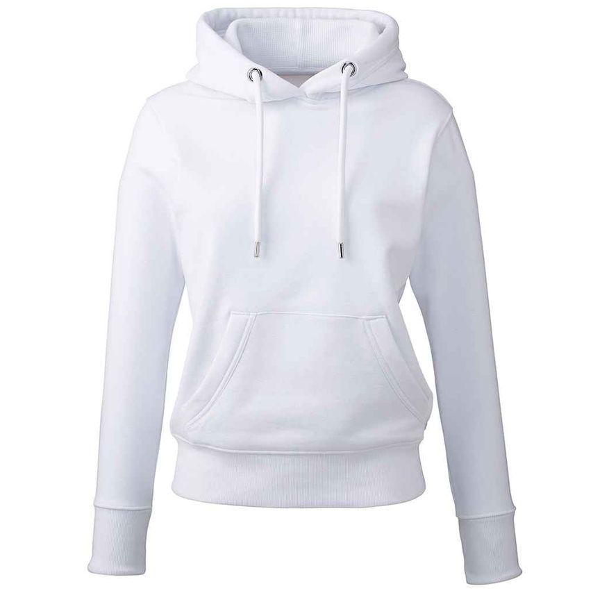 Anthem Ladies Organic Hoodie Ladies White - AM03 WHI XS