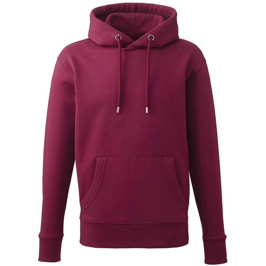 Anthem Organic Hoodie Mens Burgundy - AM01 BUR M