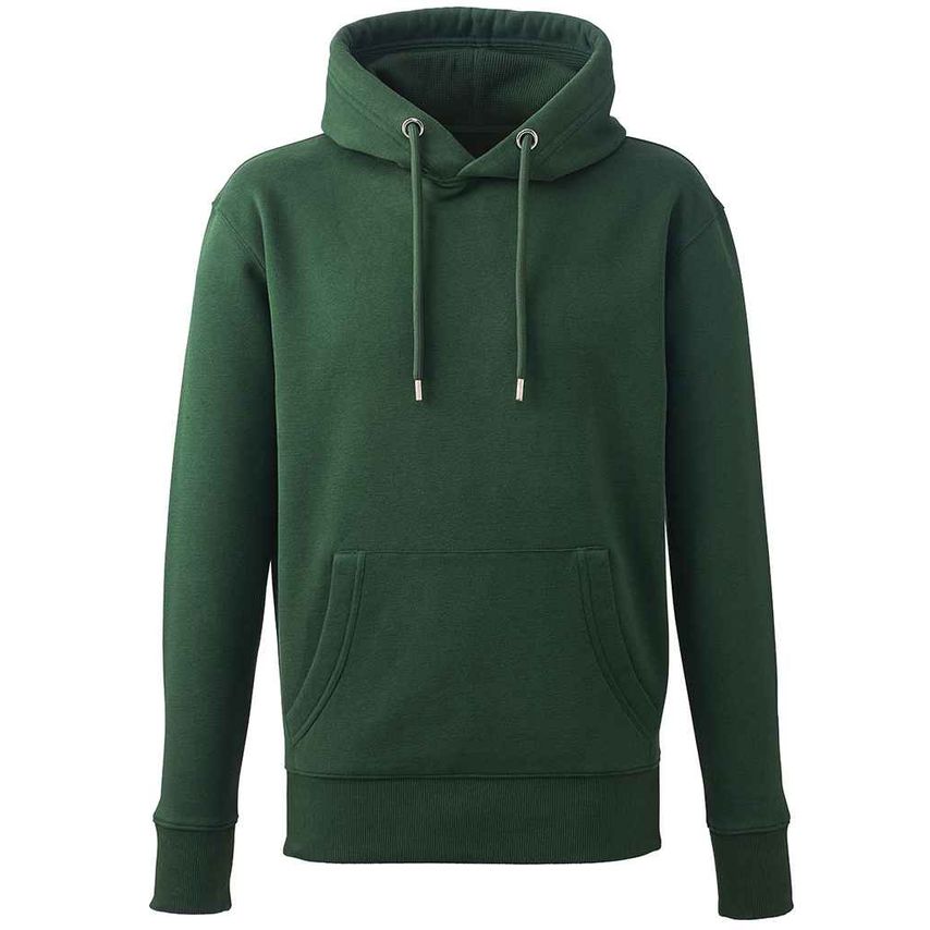 Anthem Organic Hoodie Mens Forest Green - AM01 FOR L