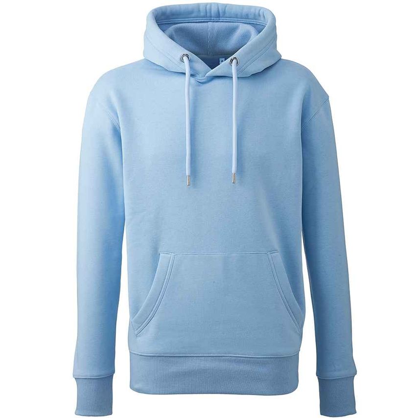 Anthem Organic Hoodie Mens Light Blue - AM01 LBL L