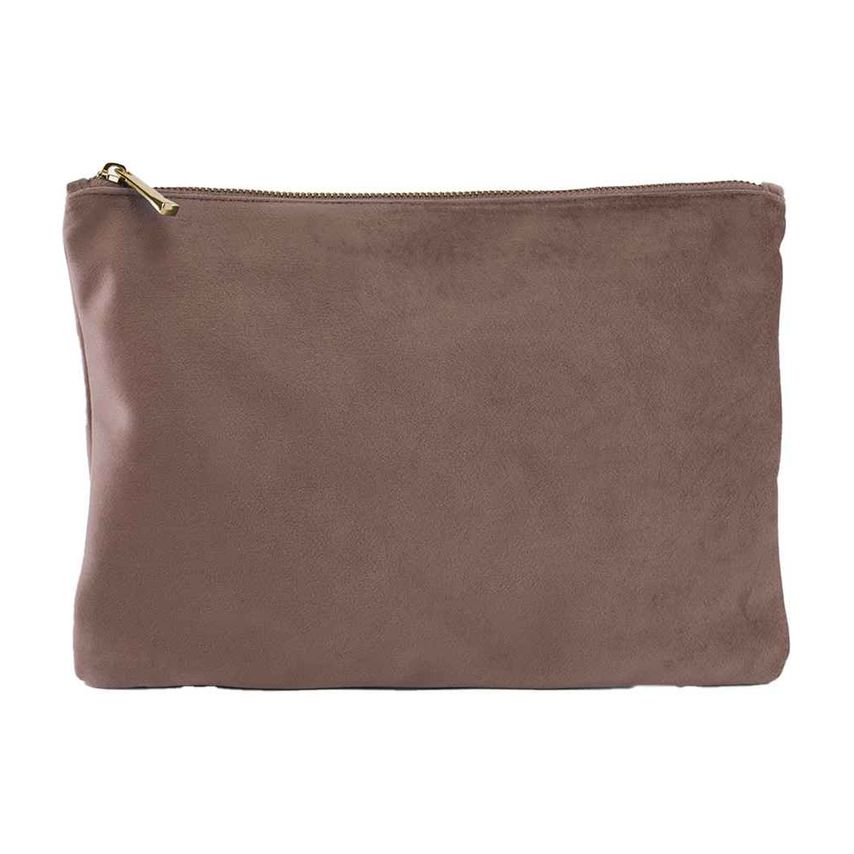 BagBase Velvet Accessory Pouch Rose Quartz - BG715 RSQ L