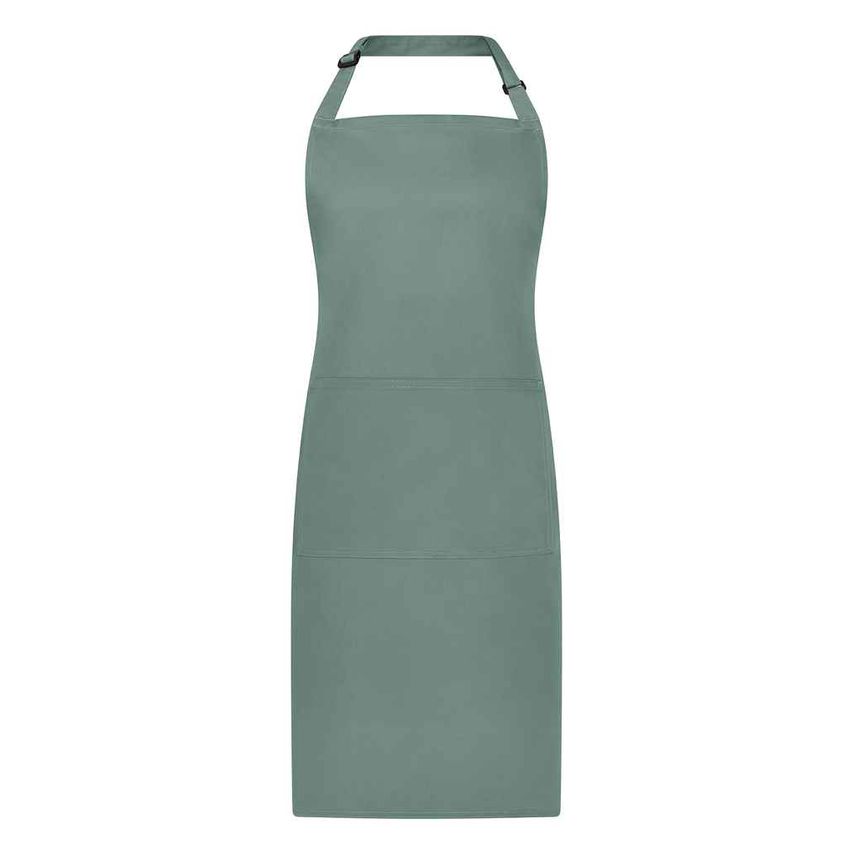 Brand Lab Adjustable Bib Pocket Apron Sage - BR501 SAG ONE