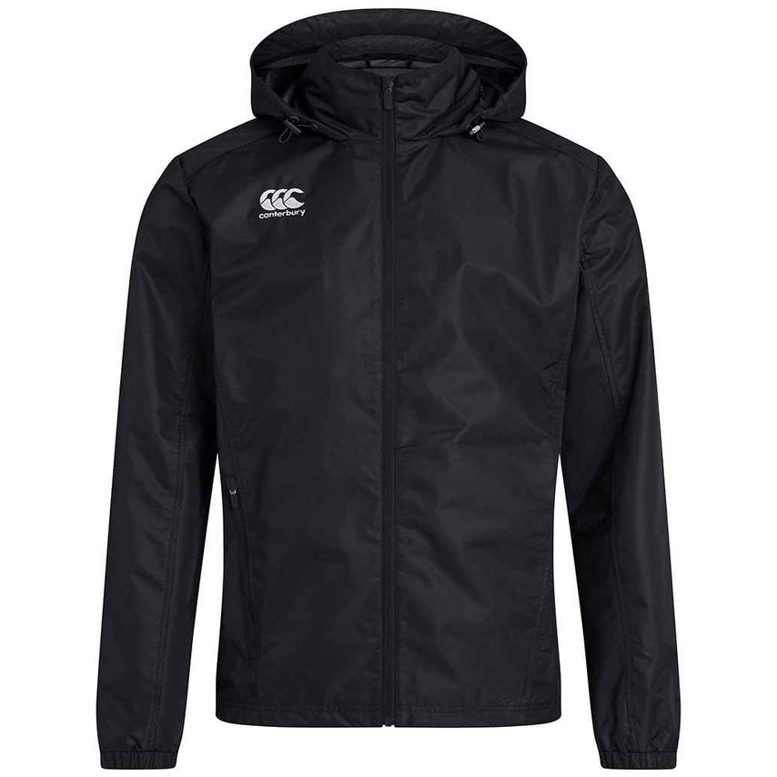 Canterbury Club Rain Jacket Mens Black CN268 Black XXL