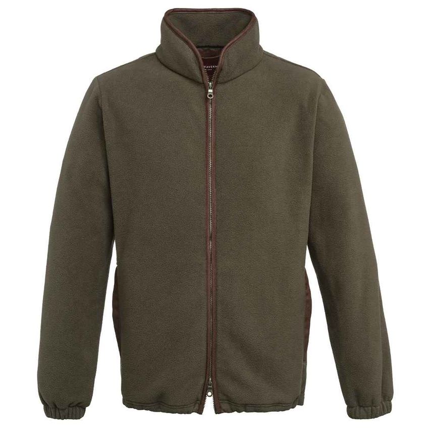 Brook Taverner Unisex Baltimore Fleece Jacket Unisex Olive Green - BK524 OLI XL