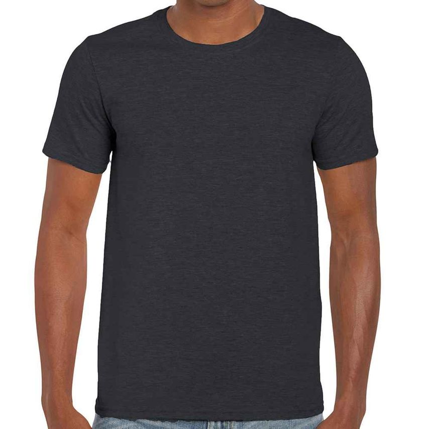 Gildan SoftStyle Adult T-Shirt Mens Dark Heather - GD01 DHE 5XL