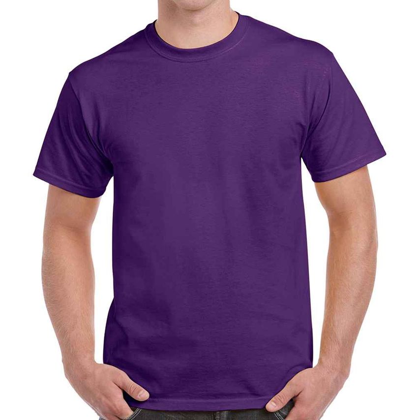 Gildan Heavy Cotton T-Shirt Mens Purple - GD05 PUR L