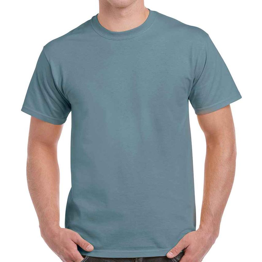 Gildan Ultra Cotton T-Shirt Mens Stone Blue - GD02 SNB XL