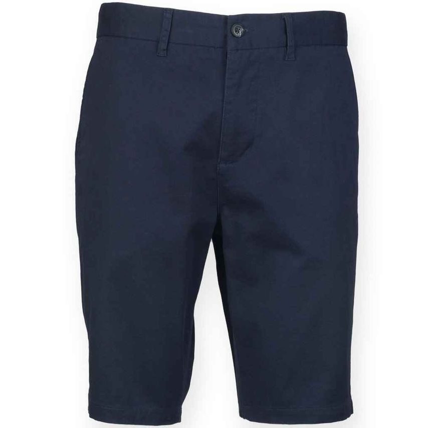 Front Row Stretch Chino Shorts Mens Navy - FR605 NAV 28