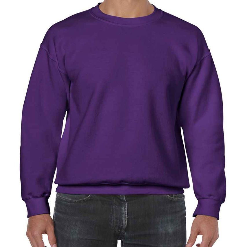 Gildan Heavy Blend Sweatshirt Mens Purple - GD56 PUR XXL