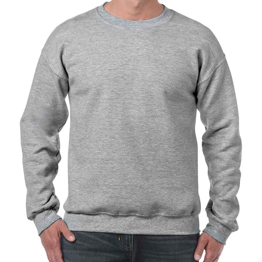 Gildan Heavy Blend Sweatshirt Mens Sport Grey - GD56 SGY S