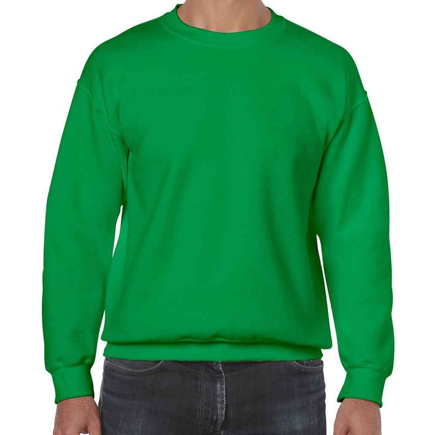Gildan Heavy Blend Sweatshirt Mens Irish Green - GD56 IGN L