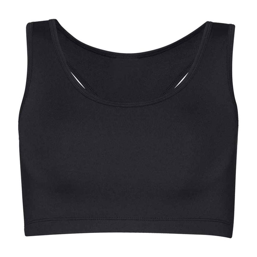 Just Cool AWDis Ladies Cool Sports Crop Top Ladies Jet Black - JC017 JBK M